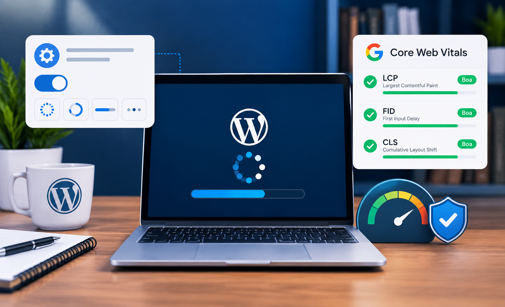 Preloader e Core Web Vitals WordPress